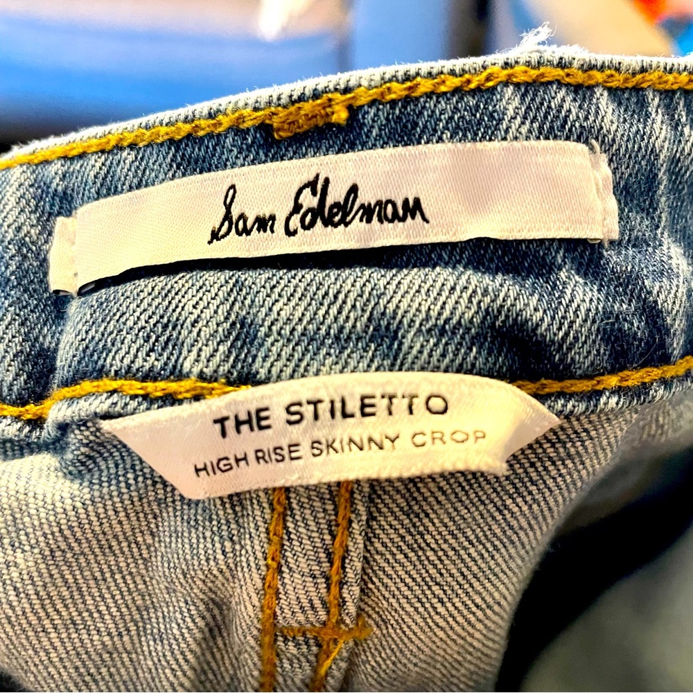 Sam Edelman women’s size 24 or 0 stiletto jeans.